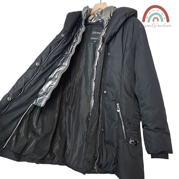New! Noize Ariana Parka Insulated Puffer Belted Hooded Jacket NWOT - Picture 12 of 16